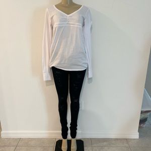 Vintage White Long Sleeve Shirt